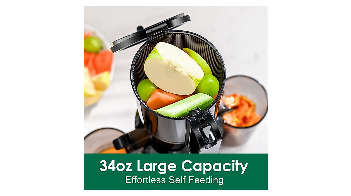 Fretta Cold Press Juicer: Whole Fruit, Easy Clean, High Yield