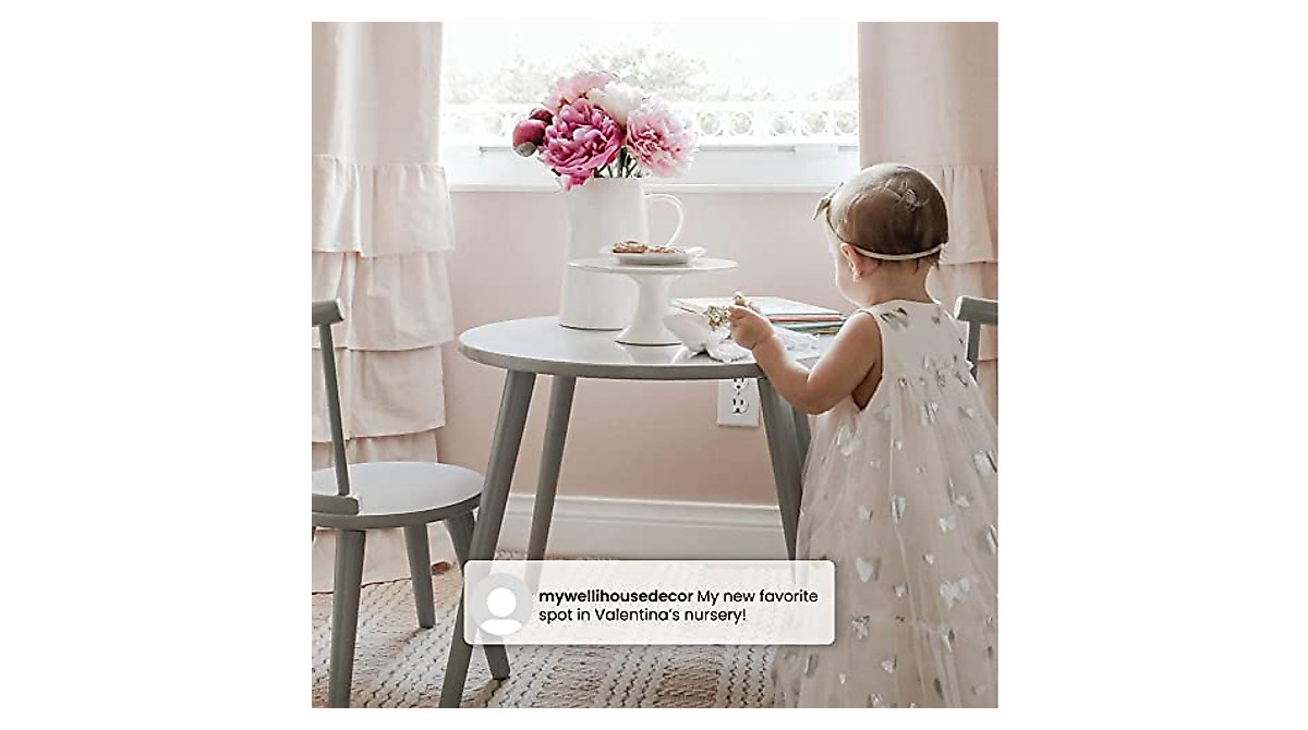 Delta Children Kids Table & Chairs Set - Safe & Durable for Play