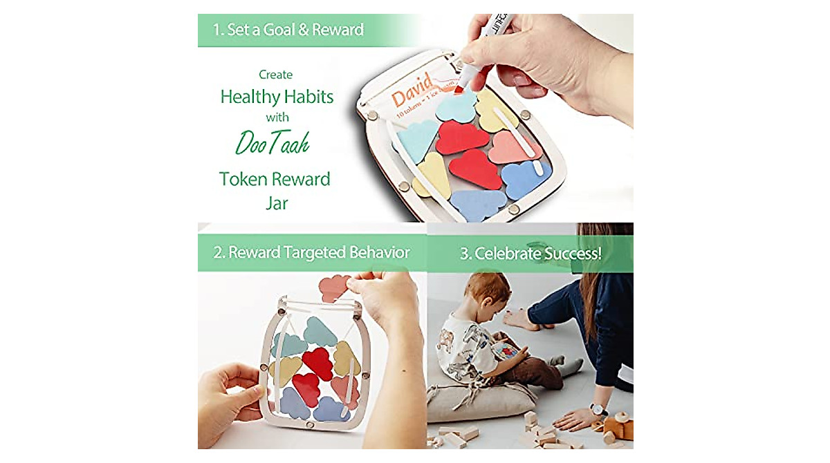 DooTaah Kids Reward Chart for Potty Training - Fun & Motivating