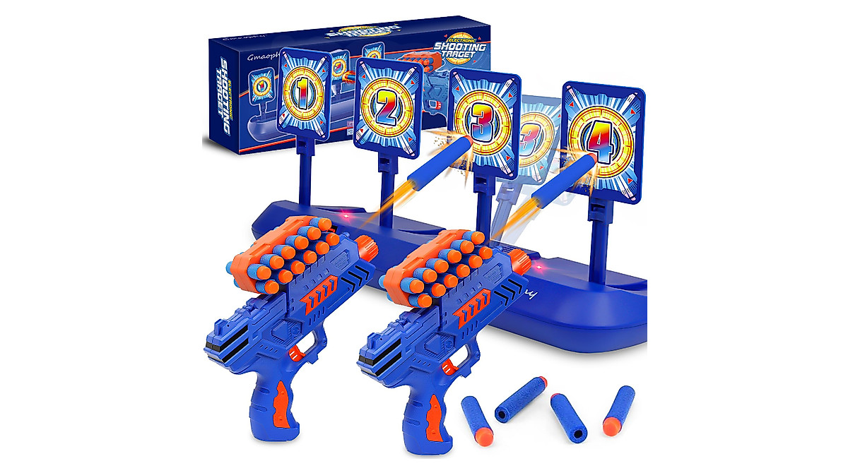 GMAOPHY Digital Shooting Targets with Foam Dart Blaster for Kids