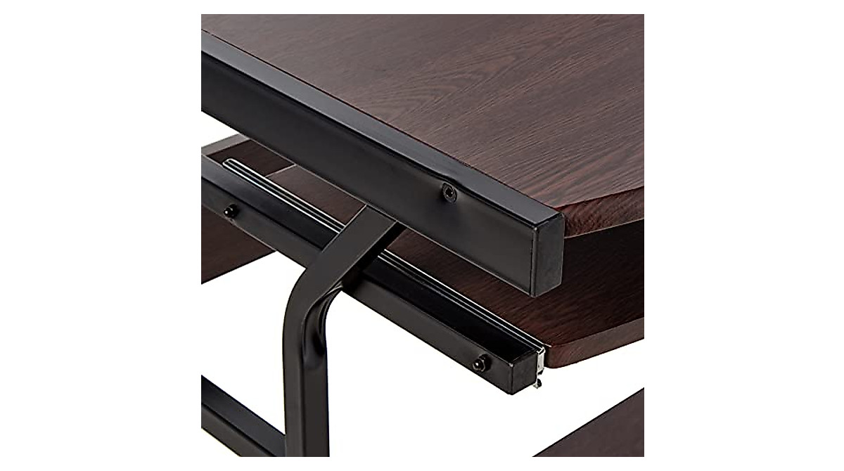 Berkeley Mobile Desk - Stylish Rolling Laptop Table