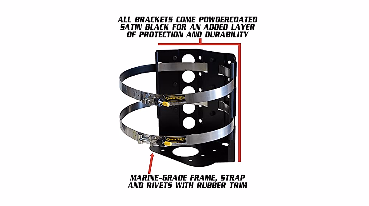 Power Tank 20 lb Propane Bracket for RV & Boat