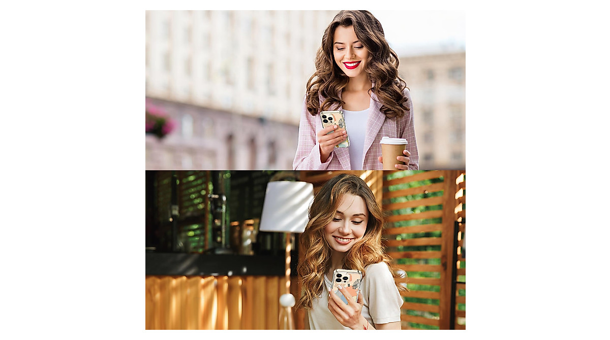 ICEDIO IPhone 11 Pro Max Case With Screen Protector - Blue Whales Design Clear Cover