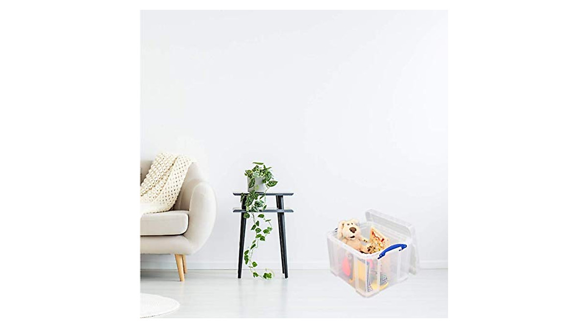 Really Useful Storage Box 35 Litre - Durable Clear Organizer