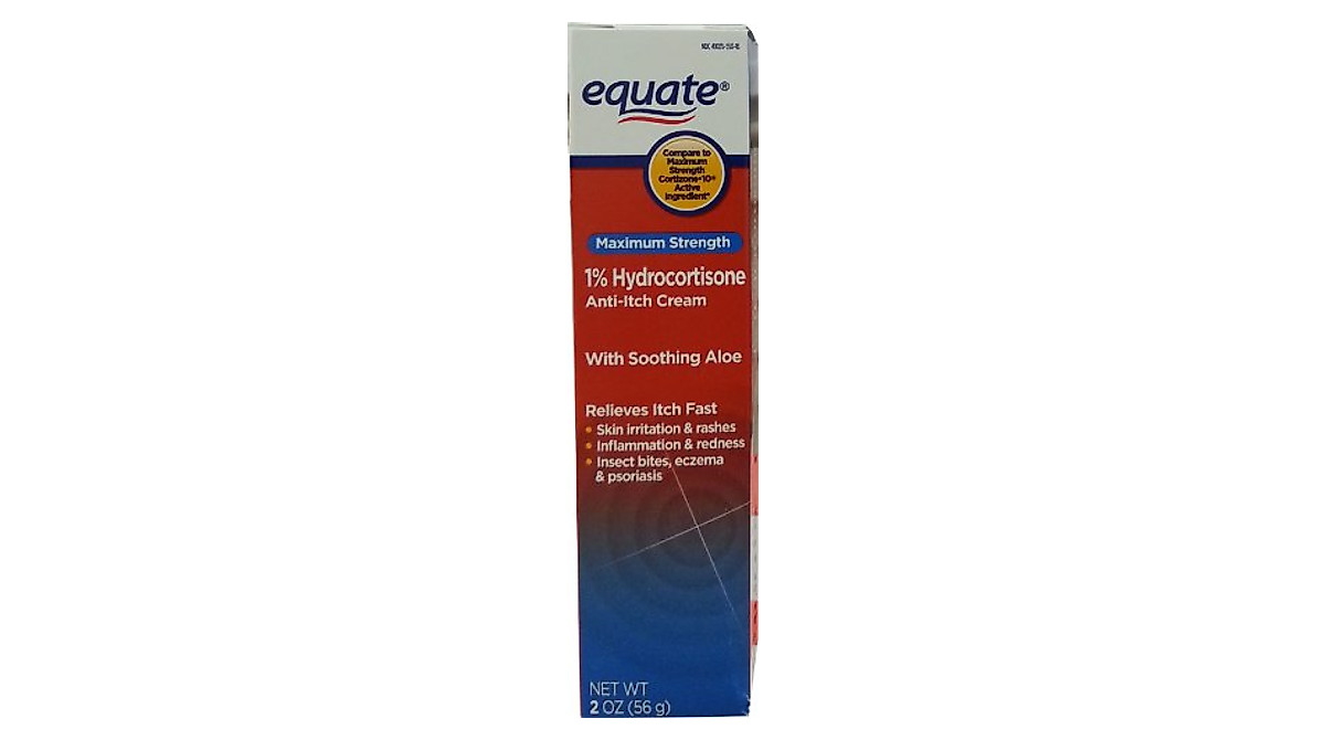 Equate 1% Hydrocortisone Anti-Itch Cream for Fast Skin Relief