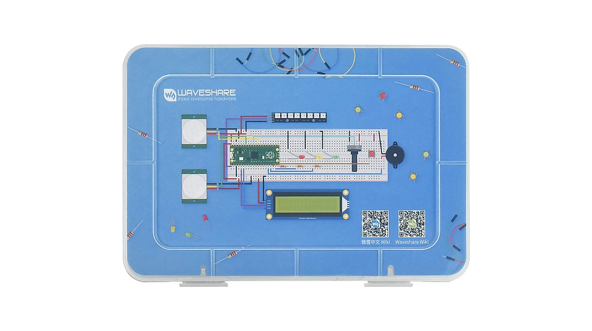 Waveshare Raspberry Pi Pico Starter Kit for MicroPython Learning