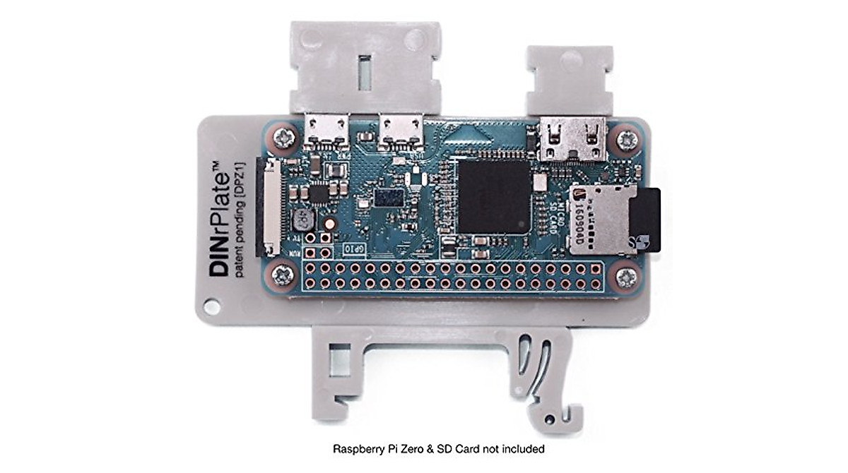 DIN Rail Mount for Raspberry Pi Zero - Secure & Compact
