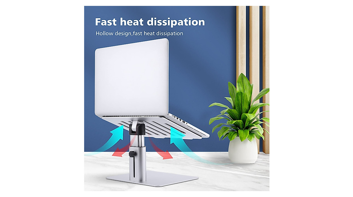 Adjustable Ergonomic Laptop Stand for 10-17.3 Inch Laptops
