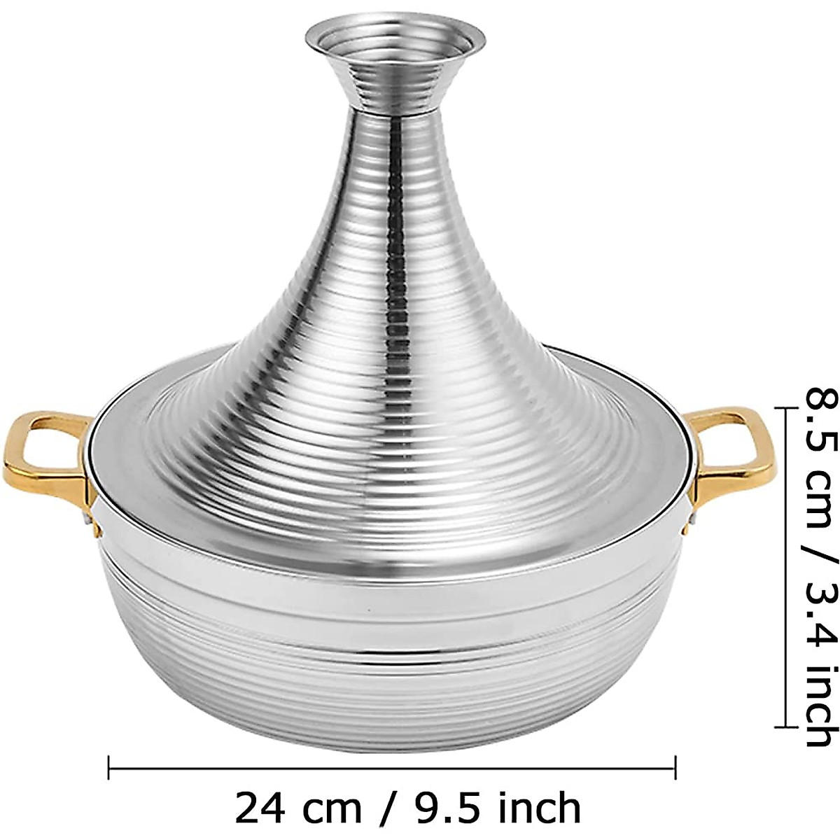 Moroccan Tagine Cooking Pot - 6 Sizes, Durable Design