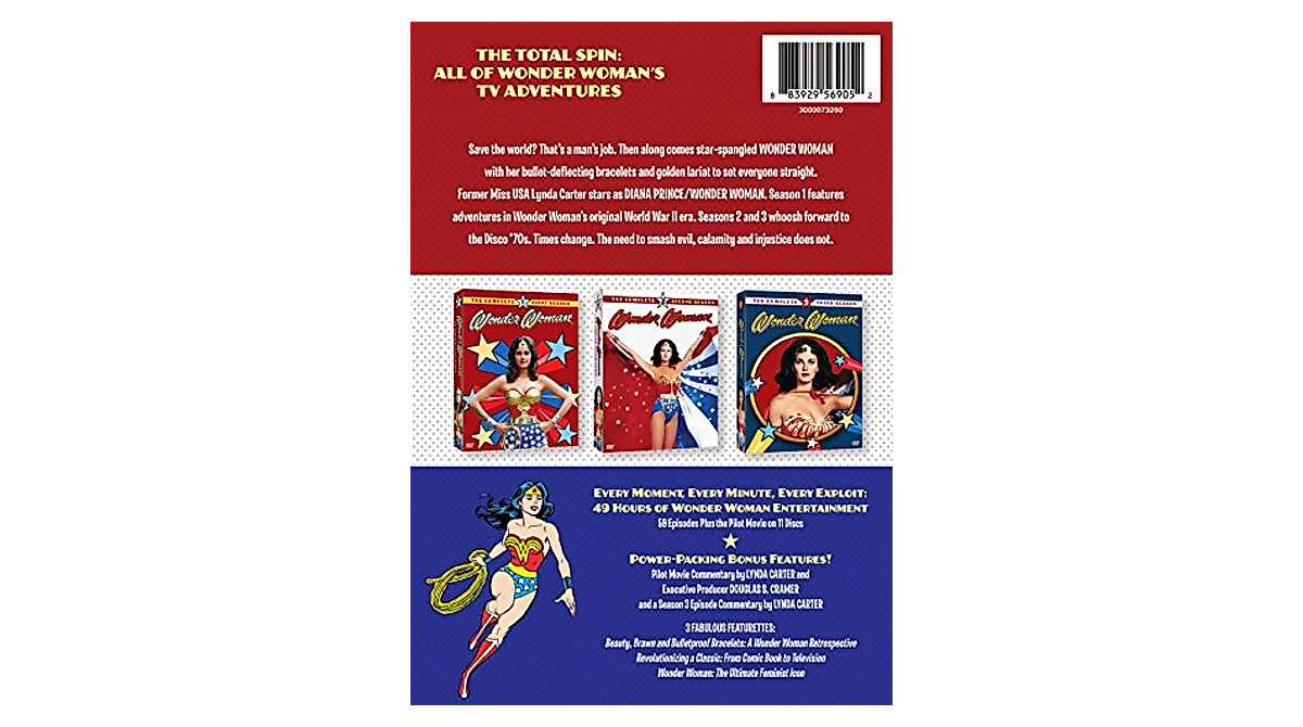 Wonder Woman Complete Collection DVD - All 60 Episodes
