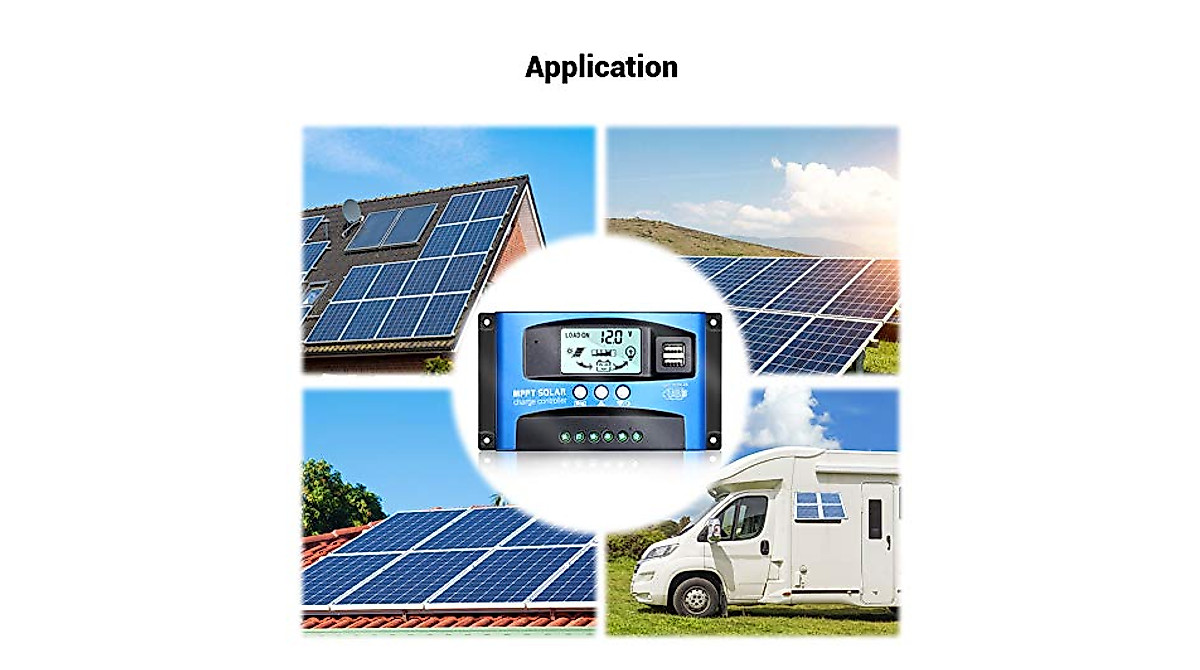 iSunergy 30A MPPT Solar Charge Controller with LCD Display