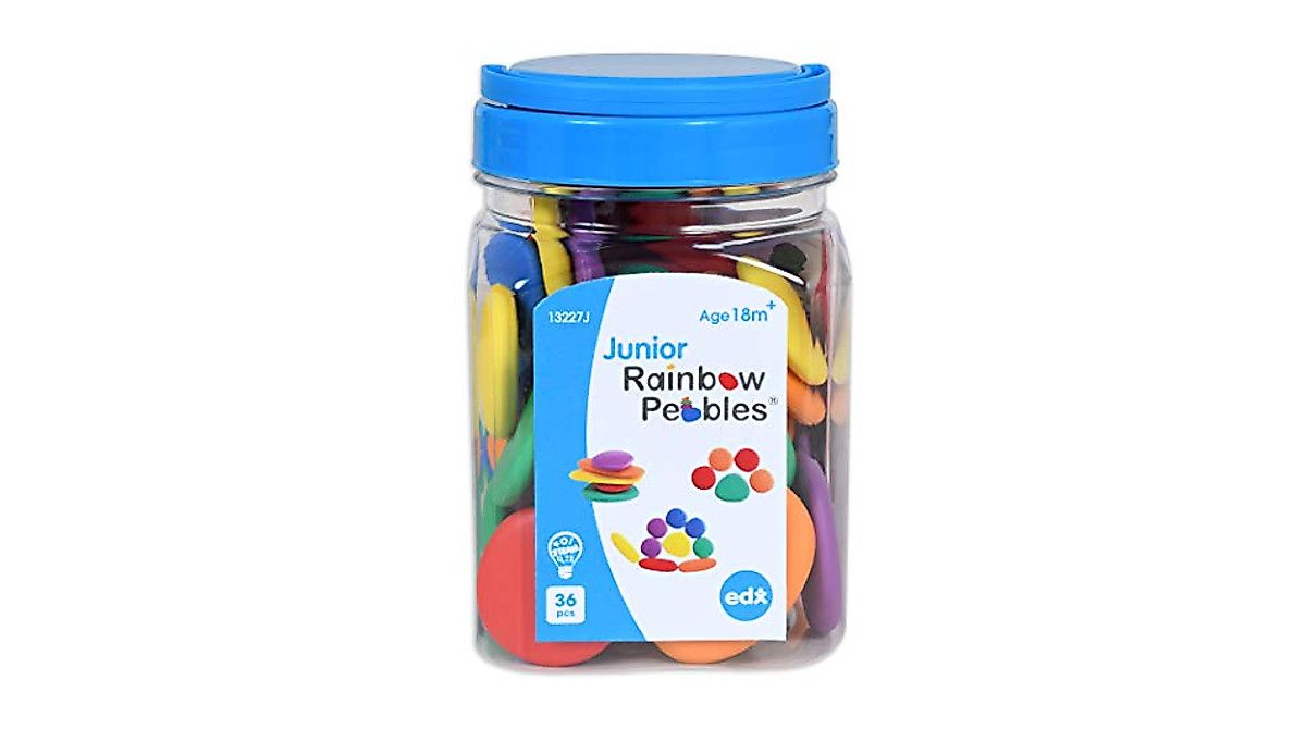 Rainbow Pebbles Jr. - Sorting & Stacking Toy for 18m+