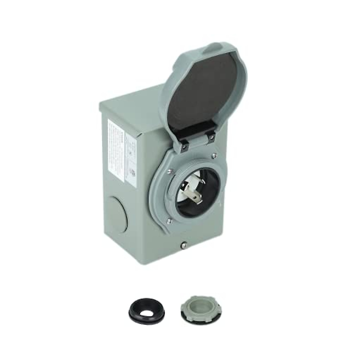 Secure 30 Amp Weatherproof Generator Power Inlet Box L5-30P