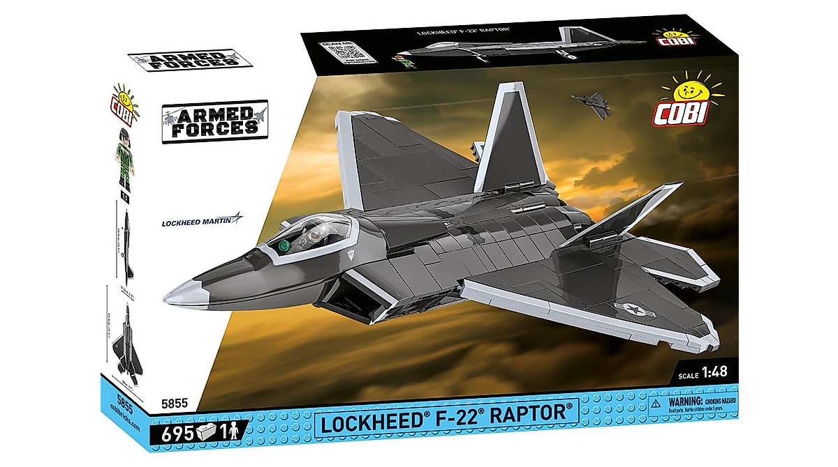 COBI F-22 Raptor Model - 695 Buildable Elements