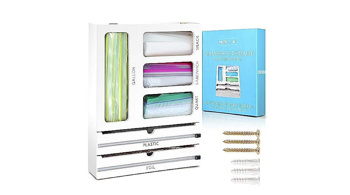 PastelAE Bamboo Wrap & Bag Organizer - 6-in-1 Solution