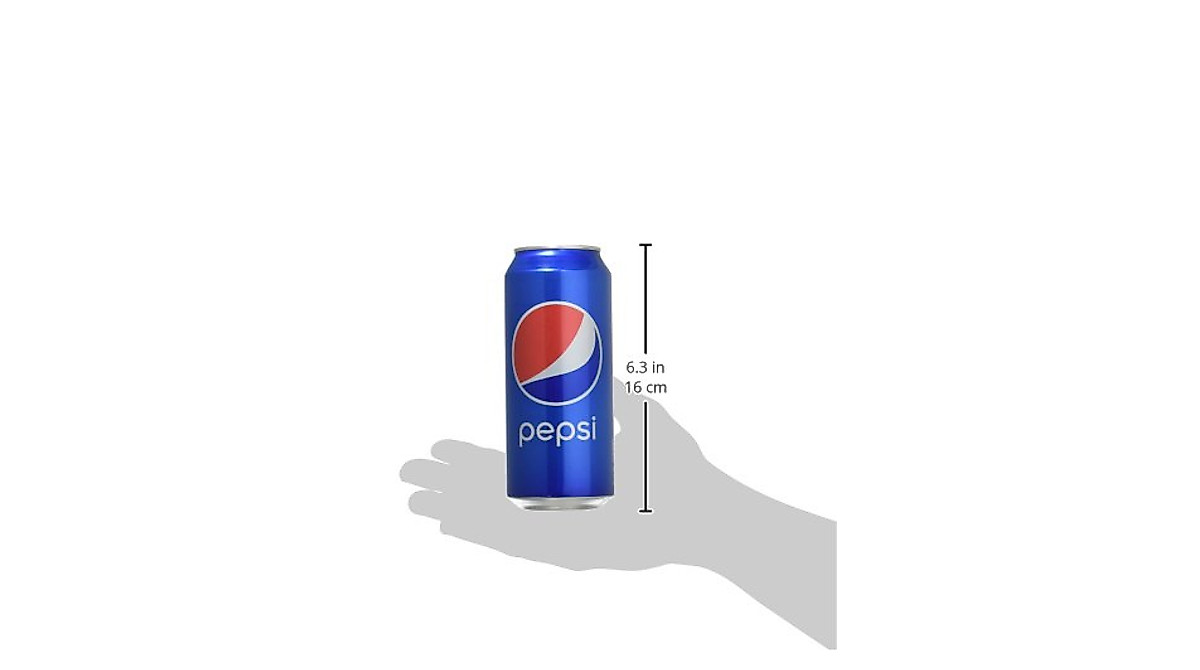 Pepsi 16 Ounce Cans - 12-Count Classic Refreshing Cola