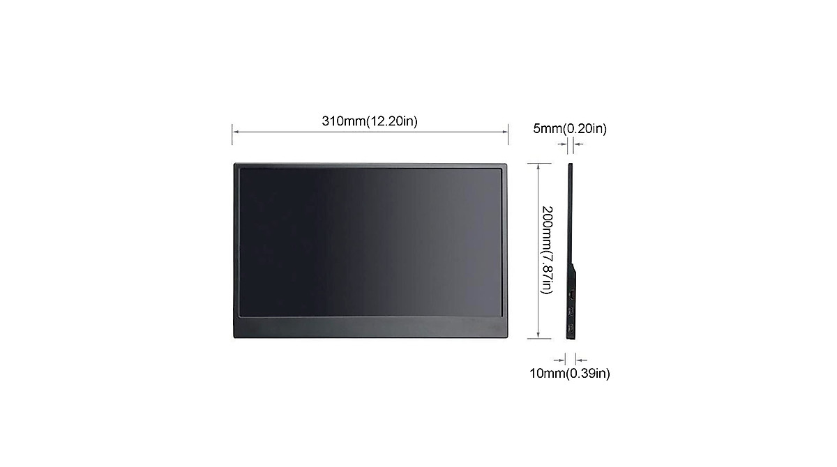 Portable 13.3-inch Full HD Monitor for Gaming & More