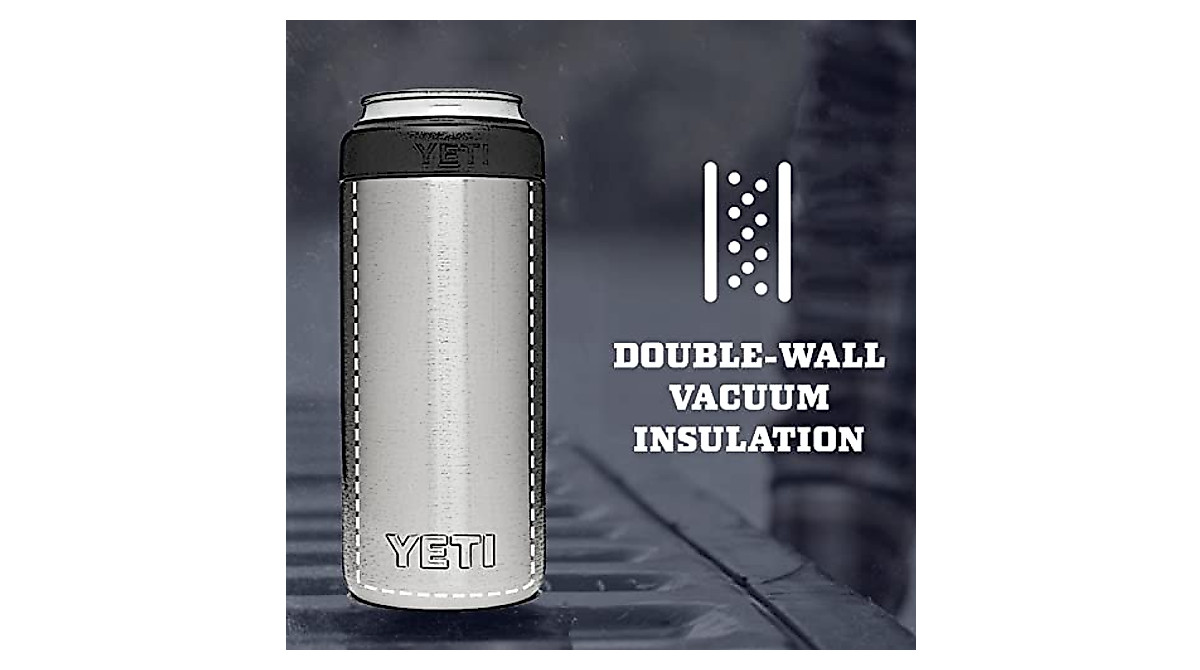YETI Rambler 12 oz Colster Slim Can Insulator - Keep Drinks Cold