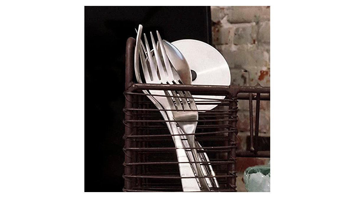 Creative Co-Op 2-Tier Metal Dish Rack - Stylish & Functional