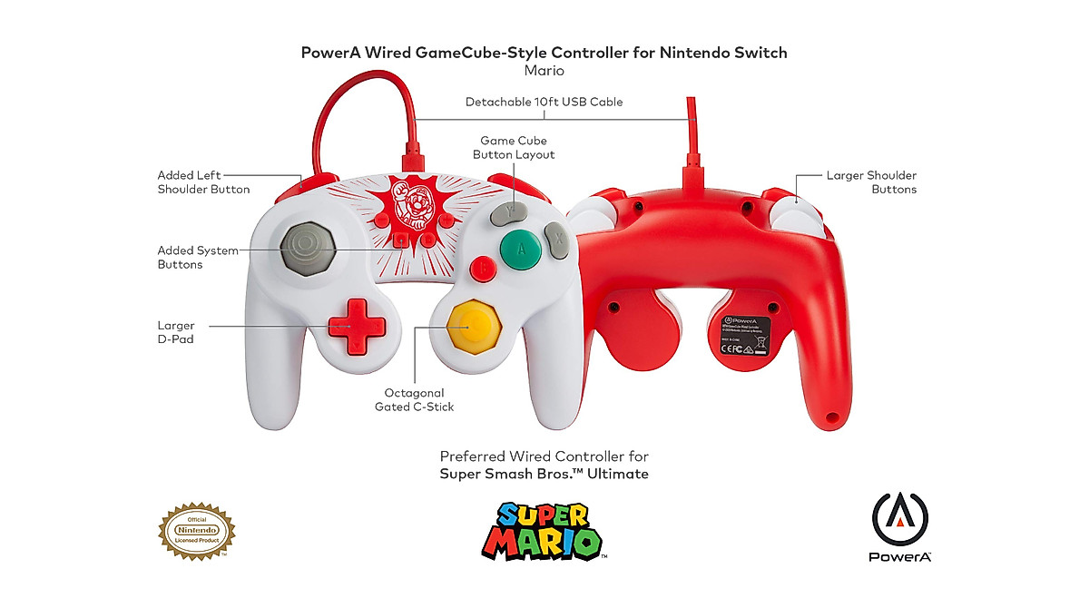 PowerA Wired GameCube Controller for Nintendo Switch