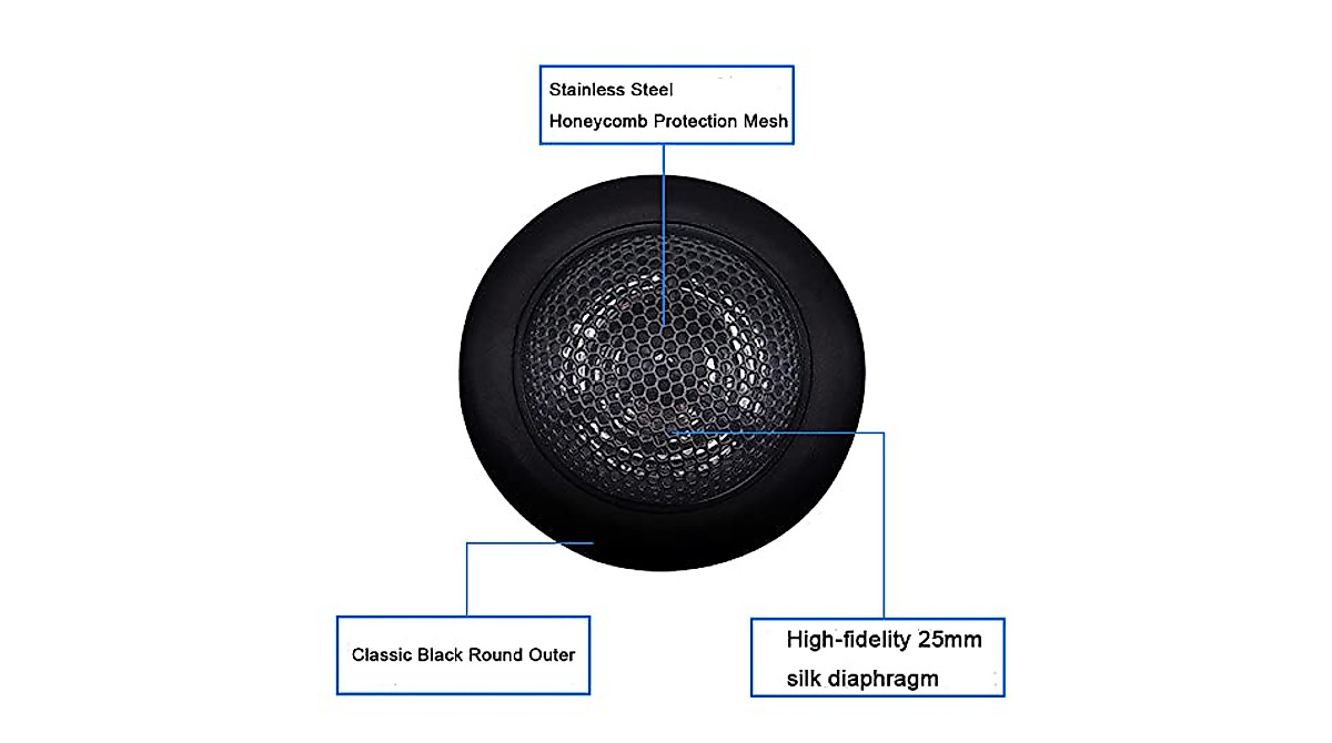 Upgrade Car Audio with CYDZSW 1 Inch Tweeters - Clear High Frequencies