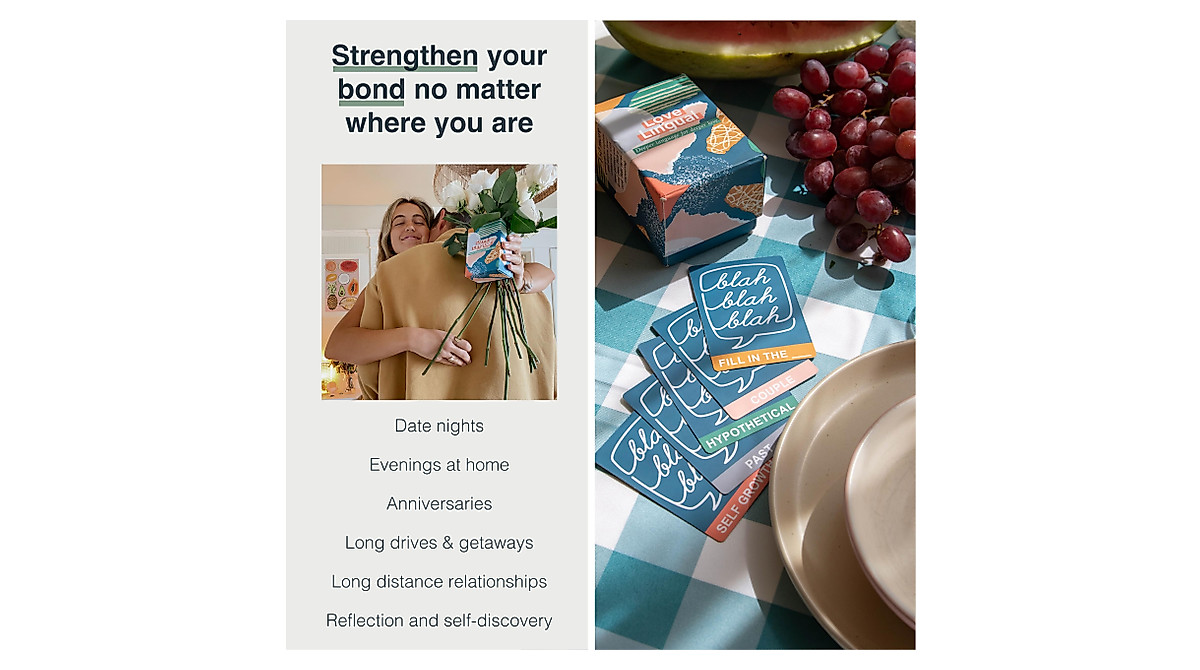 Love Lingual Level 2 Card Game for Deep Connection & Conversation