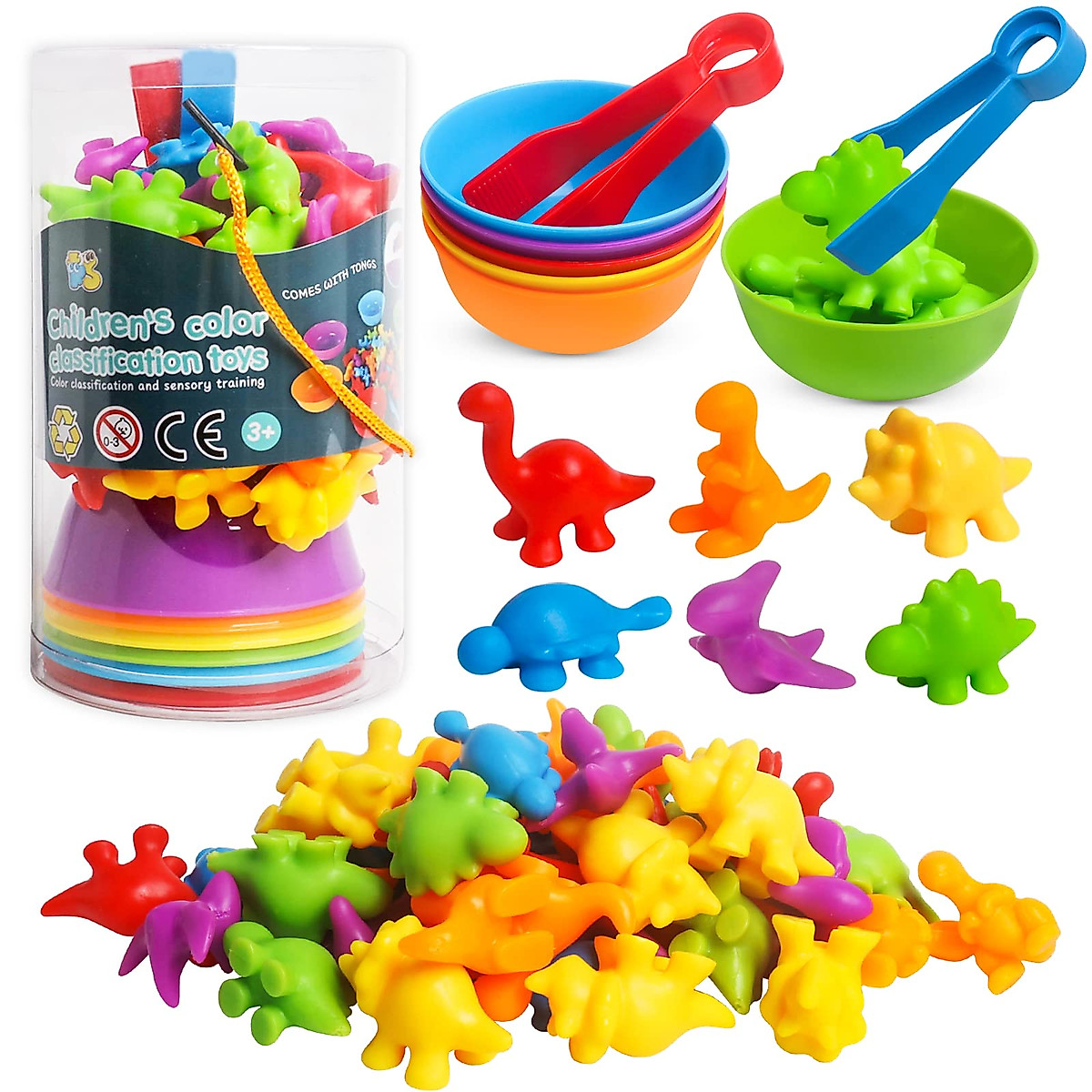 JOCHA Dinosaur Sorting Toys for Creative Learning