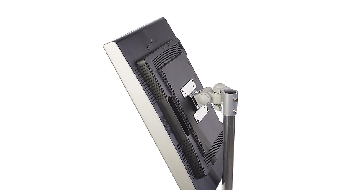 Height-Adjustable Silver Monitor Stand for 12-22 inch TVs | Rotates ...