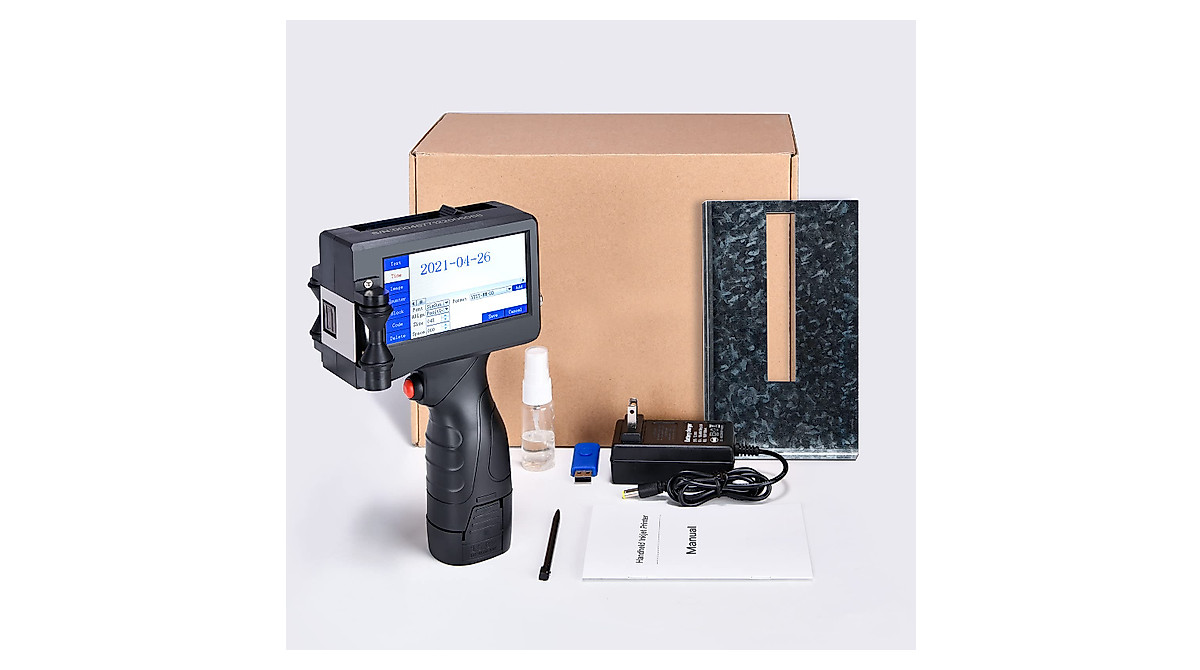 TooTwo Handheld Inkjet Printer - Portable Labeler with Touch Screen