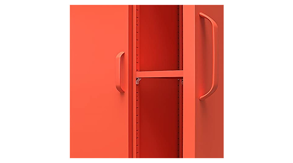 Stylish Novogratz Cache Tall 2 Door Metal Locker Cabinet