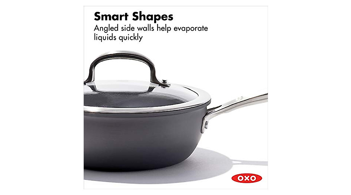 OXO Good Grips Pro 12-Piece Cookware Set | Nonstick Pots & Pans