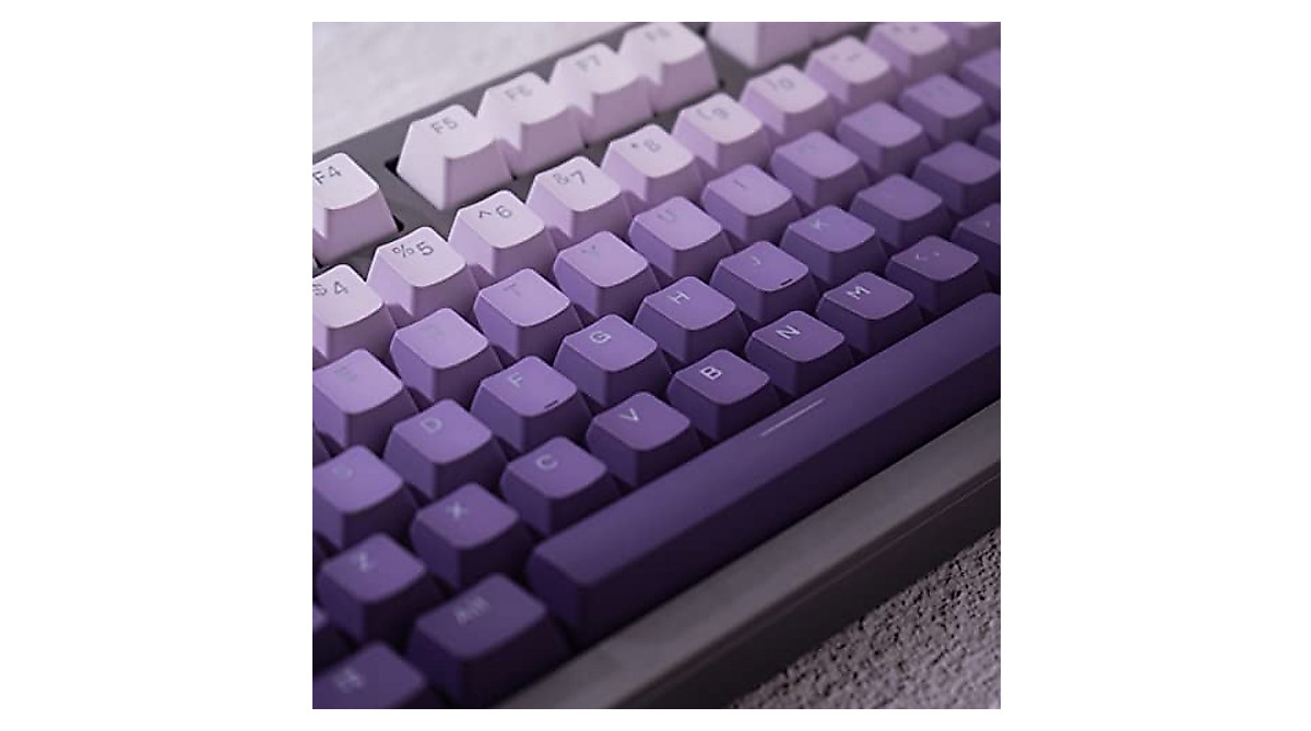 Sumgsn Gradient Purple Keycaps for Mechanical Keyboards