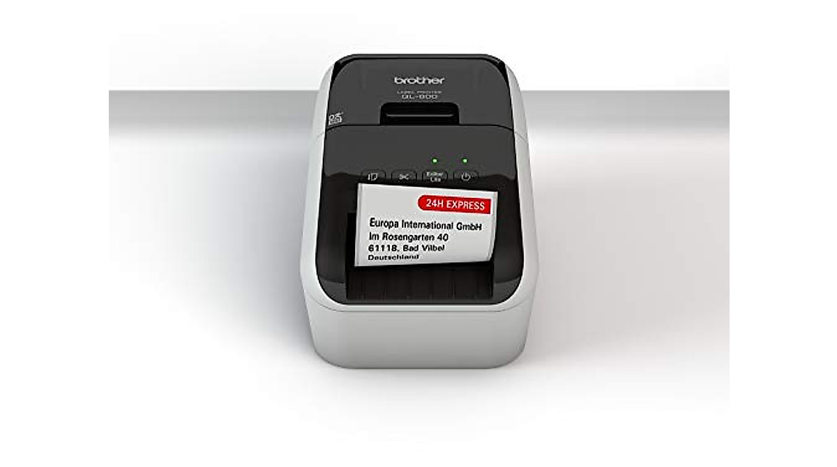 BROTHER QL-800 - Étiqueteuse - imprimante d'étiquettes en rouge et noir Pro EUR 104,90 - FR