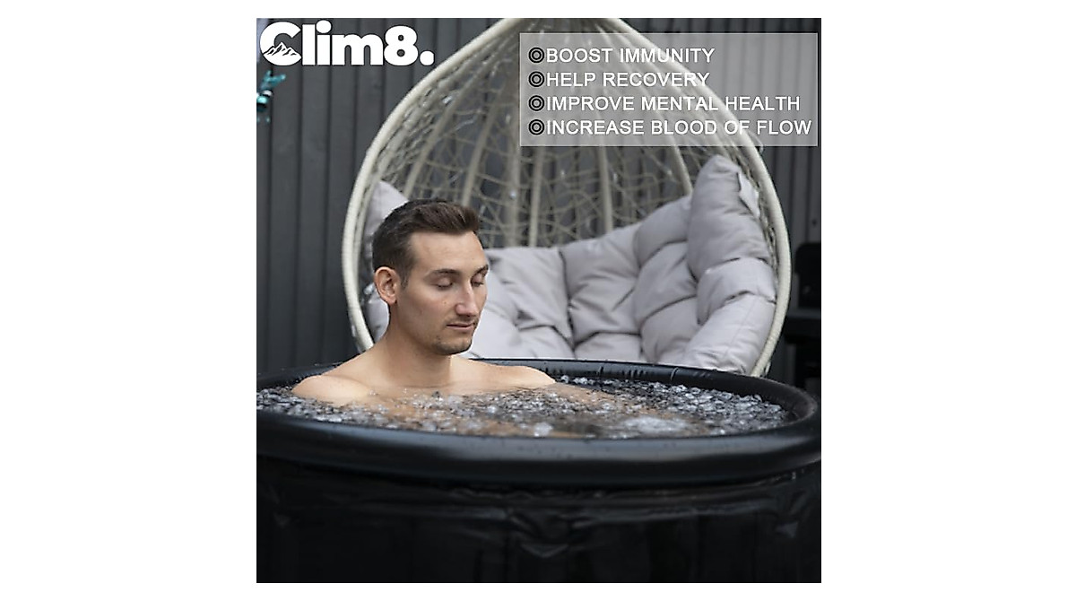 Clim8 Portable Ice Bath Tub: 85 Gallon Recovery Solution