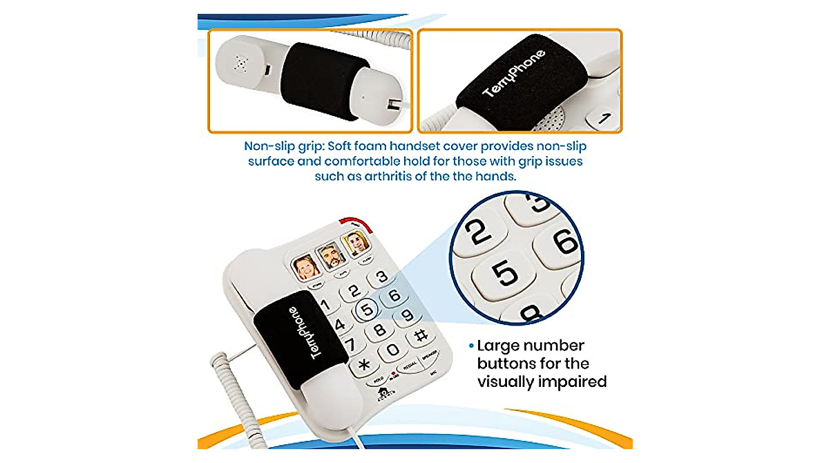 Big Button Phone for Seniors - Easy One-Touch Dialing