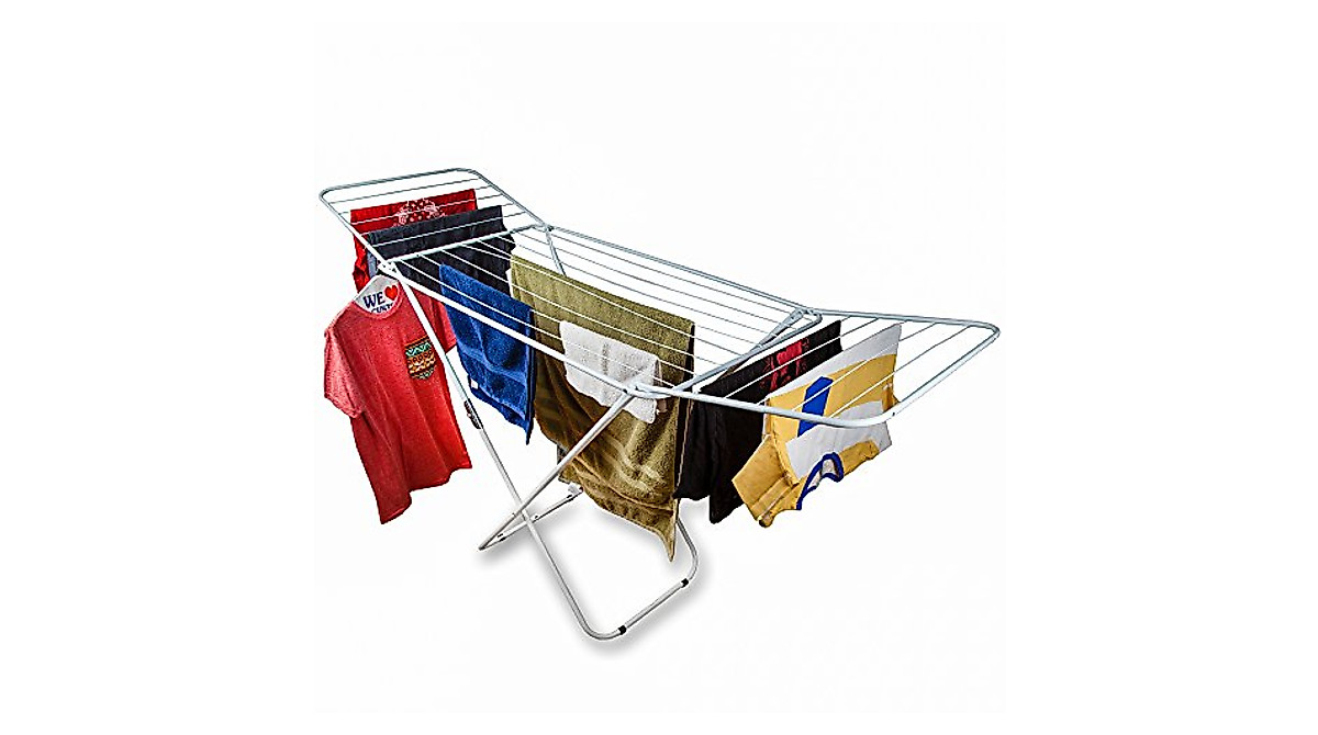 Home Intuition Foldable Clothes Drying Rack - Space Saver
