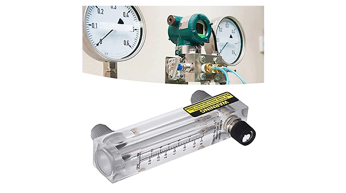 Precise Water Flow Meter: 0.3-3GPM Adjustable Panel