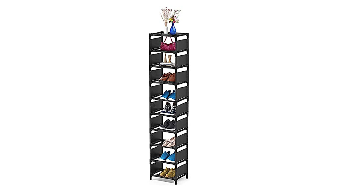 Barsone 10-Tier Shoe Rack for Small Spaces | Organize Your Shoes