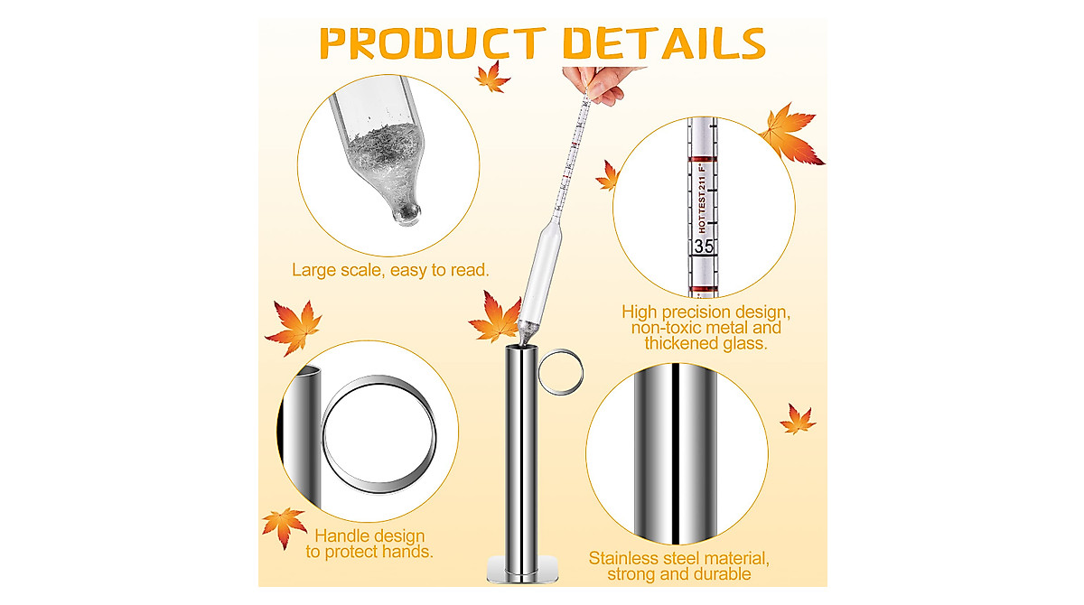 Maple Syrup Hydrometer Kit – Precise Measurement for Perfect Syrup