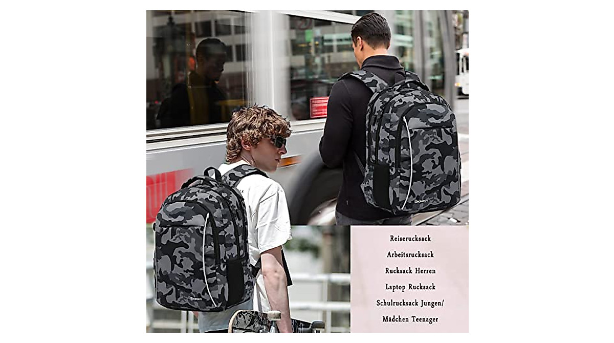Travel Laptop Backpack with USB Port & Anti-Theft - Water Resistant 40L
