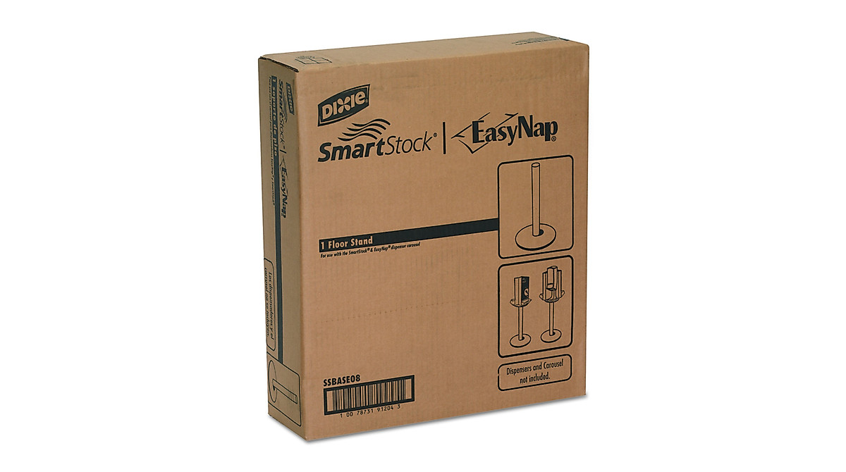 Dixie SmartStock Cutlery Carousel Base - Space-Saving Dispenser Stand