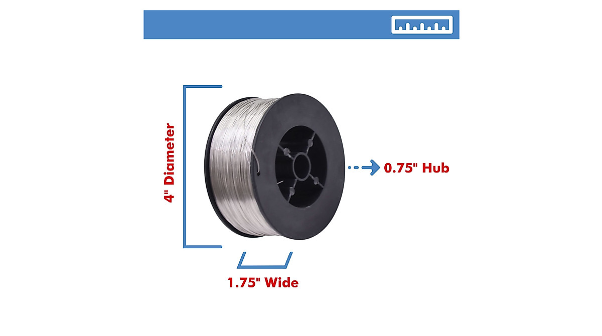 Hy-Weld ER308L Stainless Steel MIG Wire – .030 Diameter, 25 Lb Spool