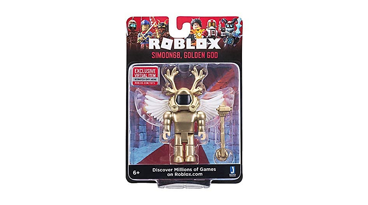 Roblox Simoon68 Golden God Figure with Exclusive Code
