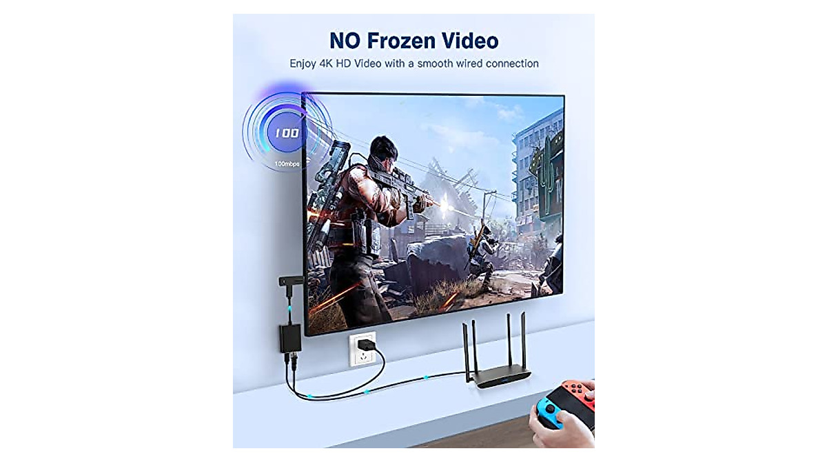 ZEXMTE Ethernet Adapter for Fire TV Stick | Stable Wired Connection