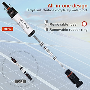 thumbnail image 2 of TUV Authentication DC1000V Photovoltaic Fuse Holder Solar PV DIN Rail... 2 of 9