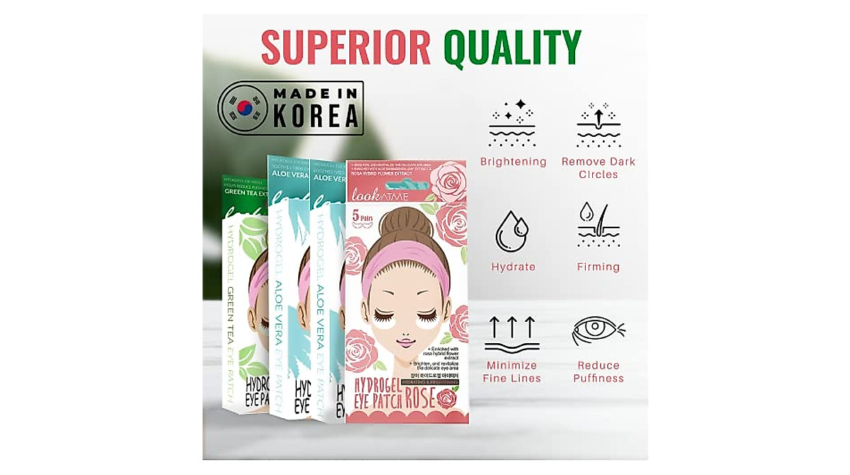 Under Eye Patches for Dark Circles & Puffiness | Korean Skin Care