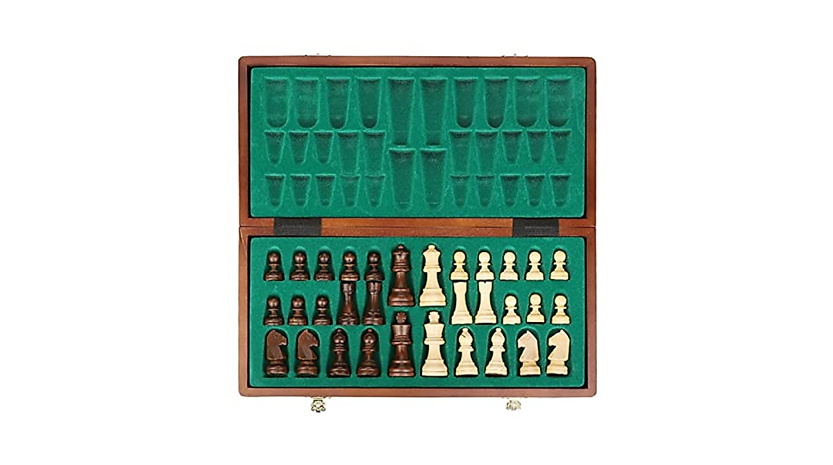THPT High Class Wooden Chess Set - Portable & Magnetic