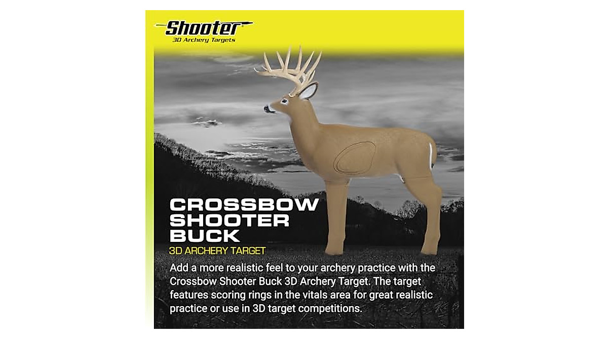 Big Shooter Crossbow Buck 3D Target with Replaceable Core