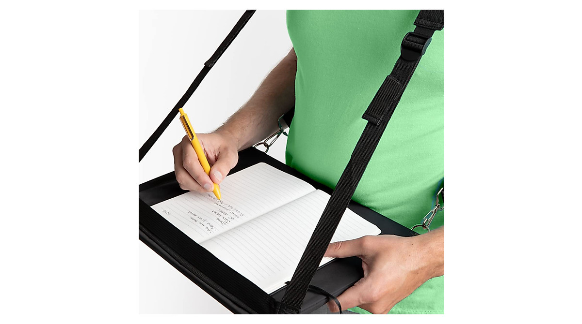 Office Up Laptop Harness - Hands-Free Adjustable Desk for 16