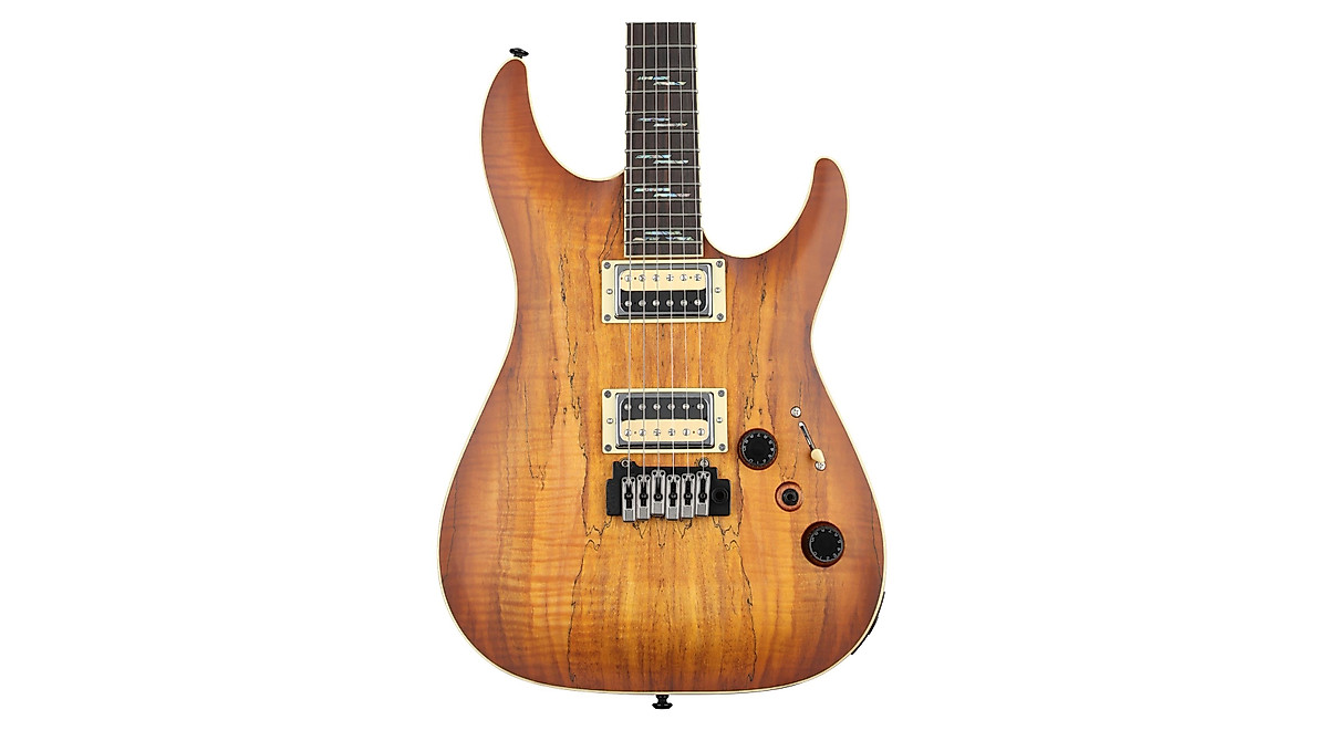 Schecter C-1 Electric Guitar - Spalted Maple Burst